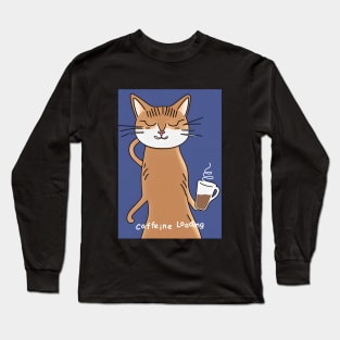 Half A sleep Cat Long Sleeve T-Shirt